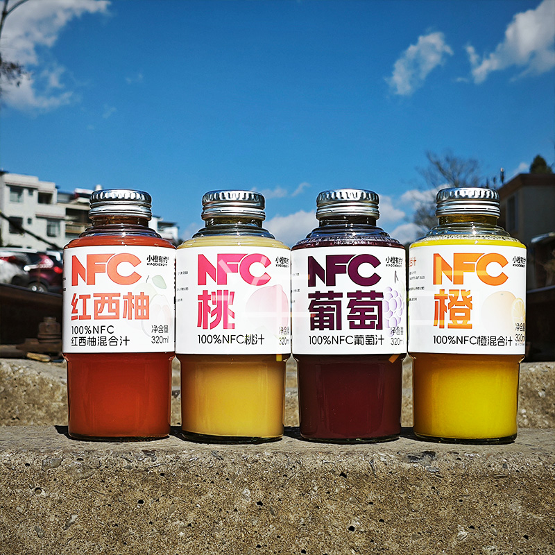 小橙有约100%NFC葡萄西柚橙桃汁