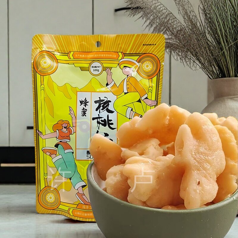 2袋*100g袋装酥奇奇蜂蜜核桃仁无添加儿童坚果去皮纯手工0添加剂