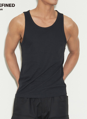 Undefined collection健身通勤打底罗纹弹力针织运动背心