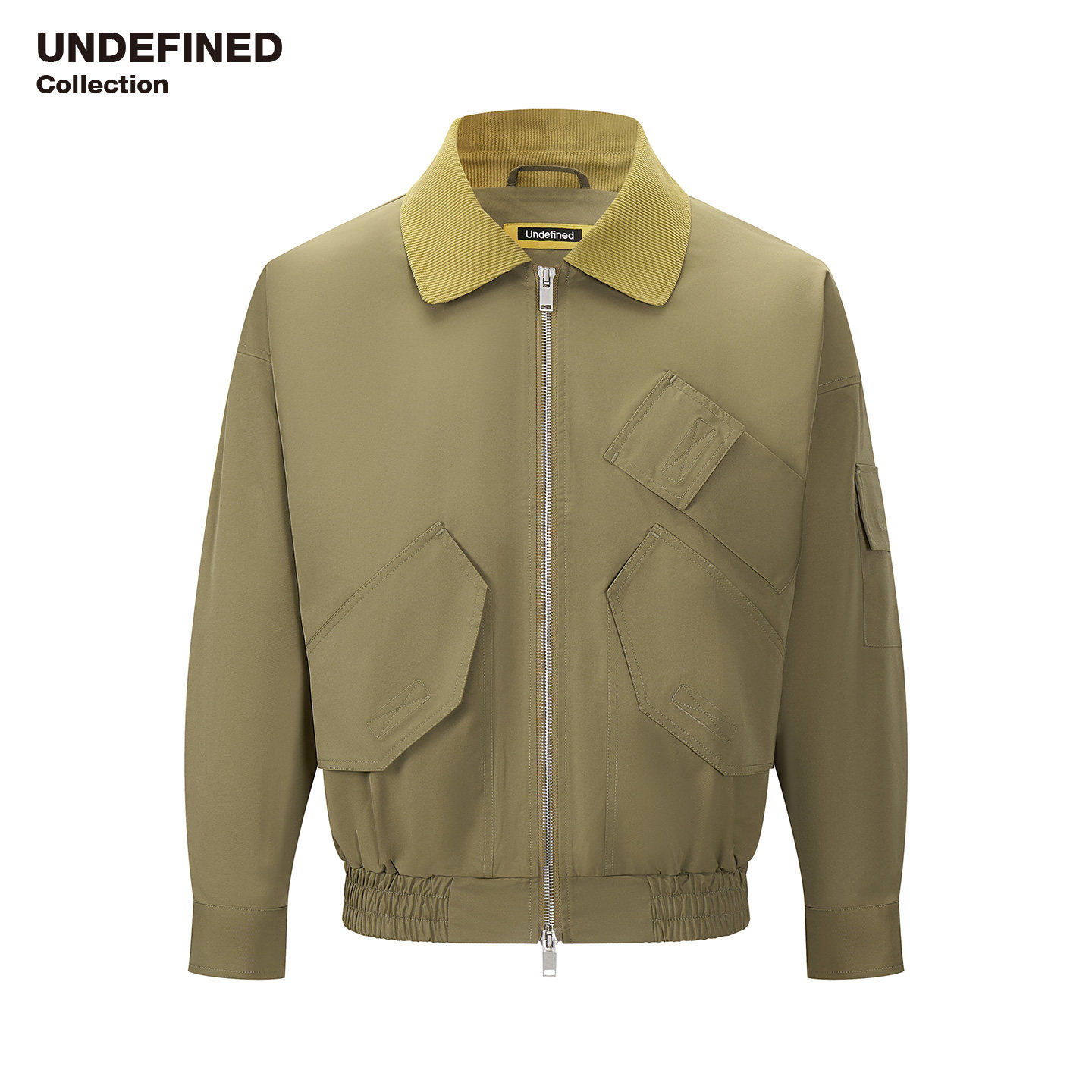 Undefined多口袋翻领夹克