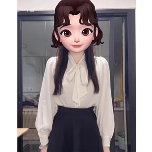 白色蝴蝶结雪纺衬衫女春秋职业正装公务员教师大学生答辩面试套装