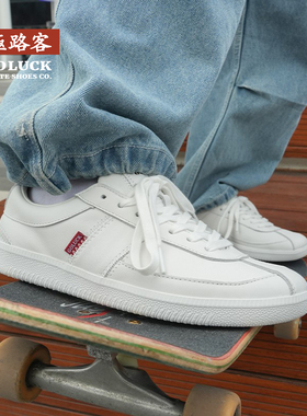 2025新款CCD小牛皮纯白色男女款板鞋德训鞋通勤百搭 小白鞋