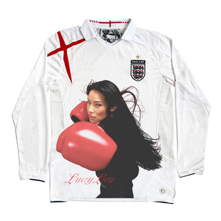 RULEE黑怕 LUCY LIU 刘玉玲红拳套vibe人像春夏足球服长袖短袖