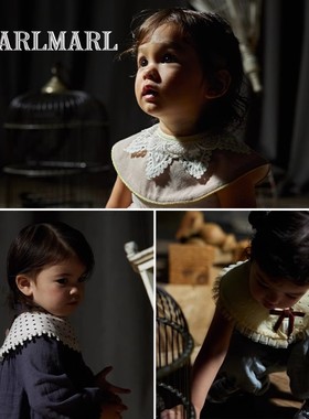 MARLMARL新年口水巾婴儿围嘴宝宝新生儿围兜周岁满月礼物dolce