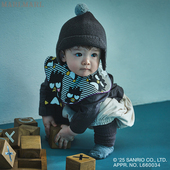 MARLMARL三丽鸥联名BAD BADTZ MARU限定新年口水巾围兜新年礼物