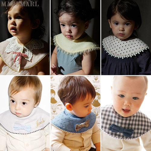 MARLMARL围兜口水巾旋转假领