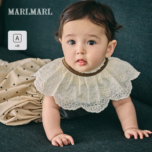 MARLMARL女宝宝口水巾围兜