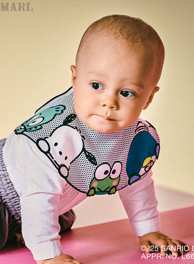 MARLMARL三丽鸥联名HAPIDANBUI限定口水巾围兜婴儿宝宝新年礼物