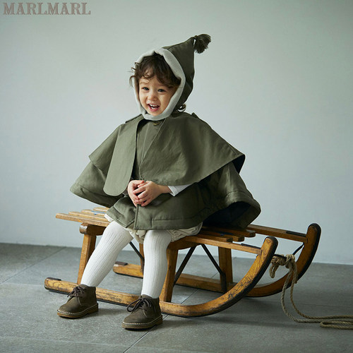 男宝斗篷套装marlmarl