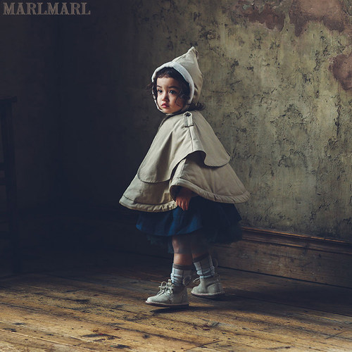 男宝斗篷套装marlmarl