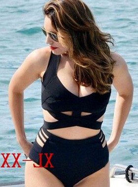 Plus Big Size Fat Obese Women Bikini Swimsuit Swimwear XXXL