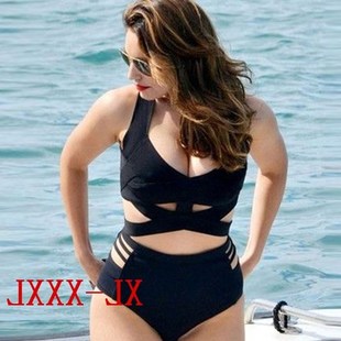 Plus Big Size Fat Obese Women Bikini Swimsuit Swimwear XXXL
