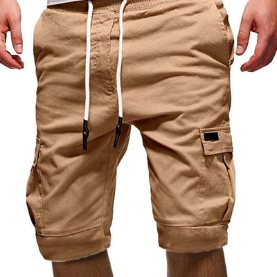 New multi-pocket men's shorts for summer 2019 夏季男士短裤