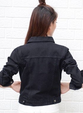women denim jacket coat plus size牛仔短外套女夹克大码牛仔衣