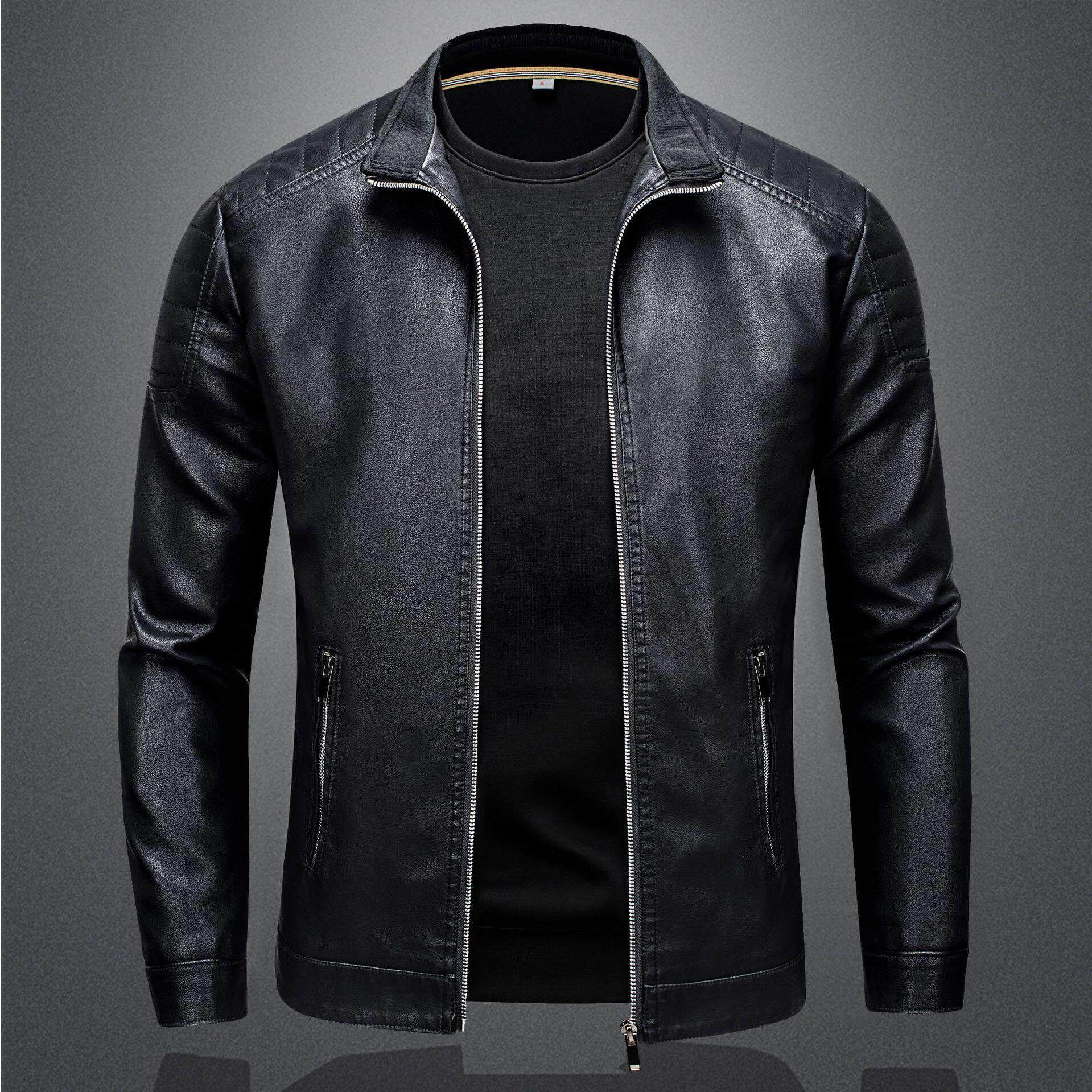 Jackets winter Coat leather Jacket Men for Parka Bomber Mens