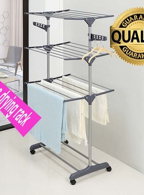 clothes drying rack fold laundry garment dryer hanger 杆衣架