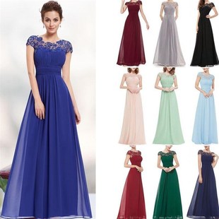 Christmas shafoon wedding ceremony dress graduation gown