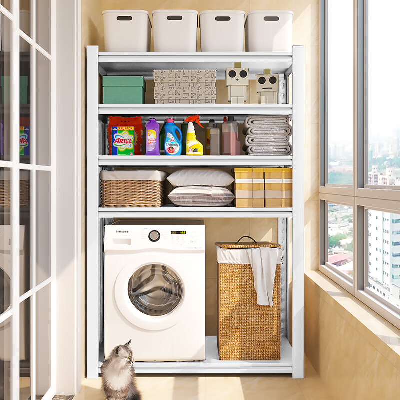 架杂物阳台*收纳落地白40置物架*70储物架多层183皇球四货架家用