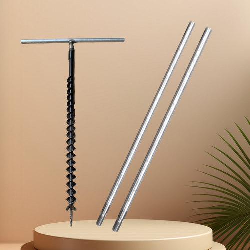 人工挖井工具打井手工探杆螺旋钻井神器手工钻土人工挖洞工具