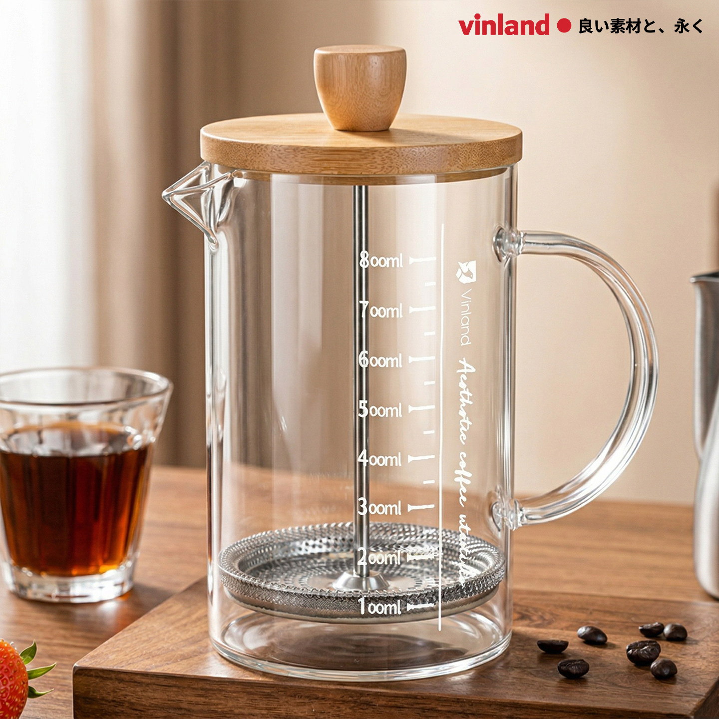 日本咖啡法压壶手冲过滤器法式滤杯套装煮泡茶萃取器具家用小型