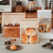 450g克吐司面包包装 袋烘焙餐包土司收纳袋子麻薯饼干自封牛皮纸袋