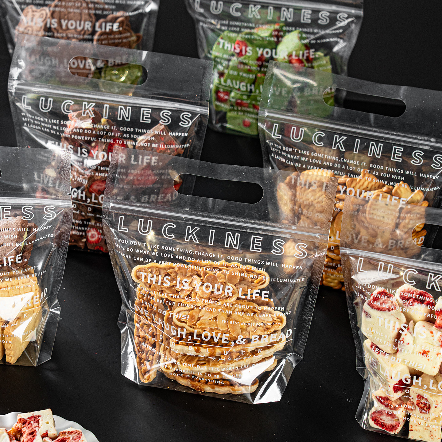 雪花酥包装袋太妃牛轧糖饼干手提自封袋烘焙零食糖果密封专用袋子,厨房/烹饪用具,点心包装盒/包装袋,淘宝优惠券,粉丝福利购,淘宝优惠卷