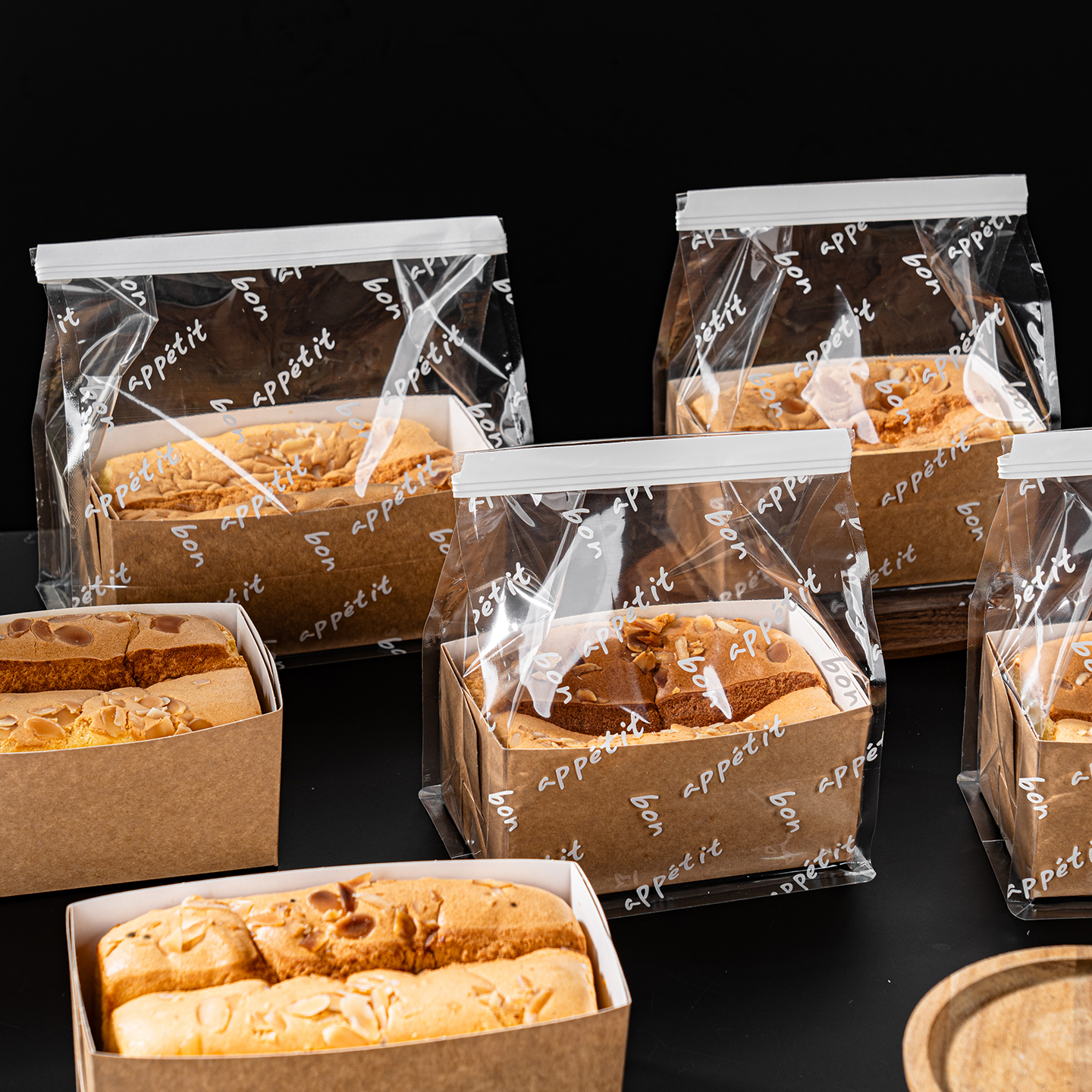 金枕蛋糕纸托包装盒吐司模具一次性烘焙纸盒耐高温烤面包透明袋做