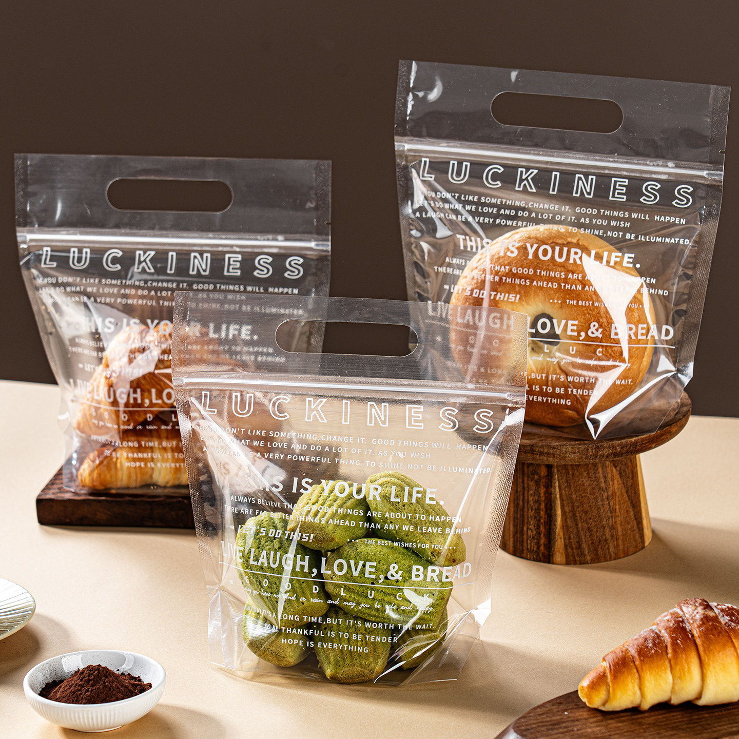 吐司包装袋面包自封手提烘焙食品打包250克蛋糕蛋卷透明密封袋子,厨房/烹饪用具,点心包装盒/包装袋,淘宝优惠券,粉丝福利购,淘宝优惠卷