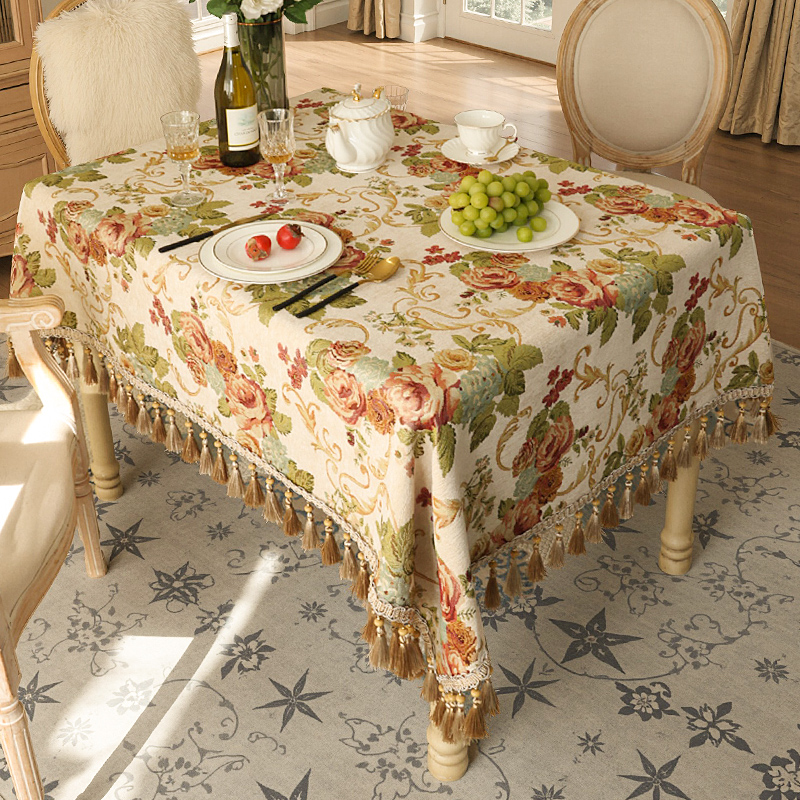 欧式高端餐桌布2025新款高档奢华