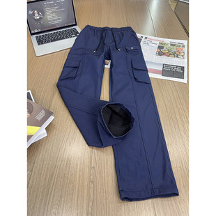 LK24284 加绒冲锋裤 特P40控79 ins高街暗黑多口袋防水工装 B221美式