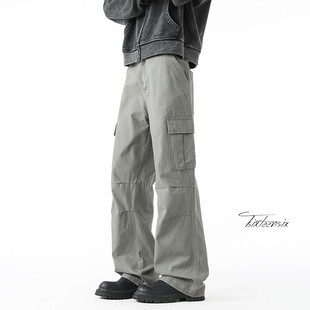 运动多口袋工装 NC5819 裤 A166 特P45控85 男宽松直筒休闲长裤 美式