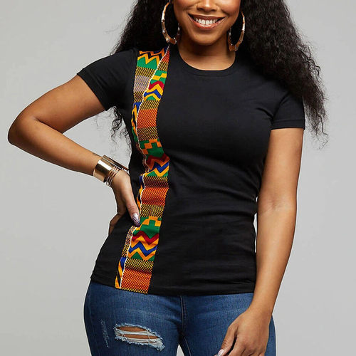 Couple Clothes Summer T Shirt Women African Print Ethnic T-s