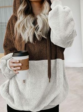 Women winter clothes Warm Plush coat plus szie Sweater Loose