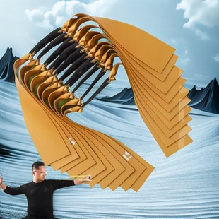 普雷萨斯弹弓皮筋猫头鹰专用4020锥度大威力防冻大宽度加厚2付装