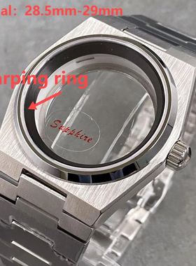 40mm PRX超级玩家手表壳黑内影适合NH34 NH35 NH36背透30.9mm内影