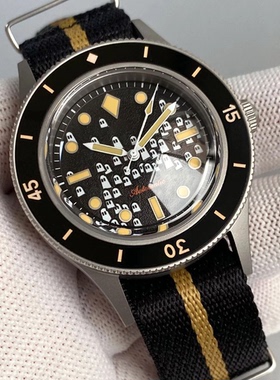 幽灵系列机械自动手表NH35 PT阿飘表盘冰蓝光五十寻防水手表