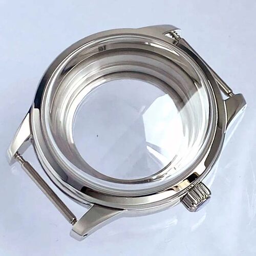 泡泡镜蓝宝石200米防水GS手表壳适用NH34 NH35 NH36 NH72 ETA PT