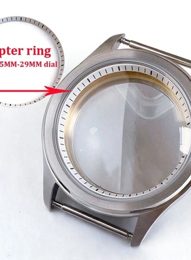 38mm表壳不锈钢壳适合NH34 NH35 ETA2824 ST2130 蓝宝石29mm表盘