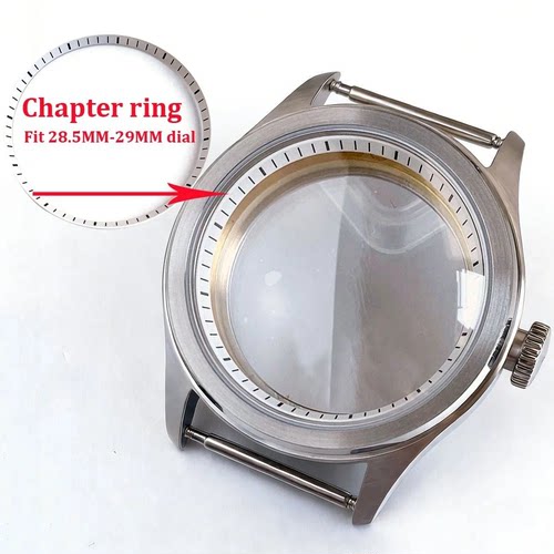 38mm表壳不锈钢壳适合NH34 NH35 ETA2824 ST2130 蓝宝石29mm表盘