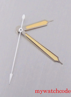 飞行员白色表针适用于NH35 NH36 NH72 ETA2824 PT5000 SW200机芯