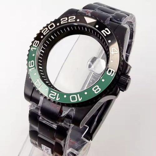 黑水鬼表壳NH35 ETA2824 ST2130 黑内影适合28.5mm表盘200米防水