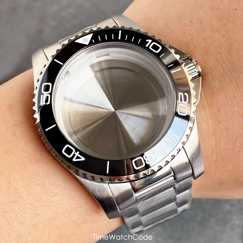 改装康卡斯潜水手表表壳适合NH34 NH36 NH36 NH38 200米防水蓝宝