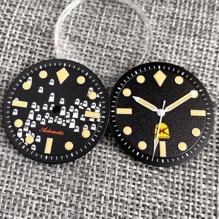 ETA2824 NH35 PT ST2130 幽灵手表表盘经典表配件蓝夜光29mm字面