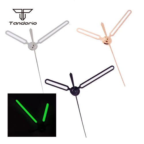 鹦鹉螺表针指针适合NH35 NH36 7S26 7S36 7S25 4R35 玫金黑色