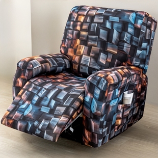 四季电动芝华仕沙发套罩保护防猫抓头等舱功能按摩躺摇梳化巾单人