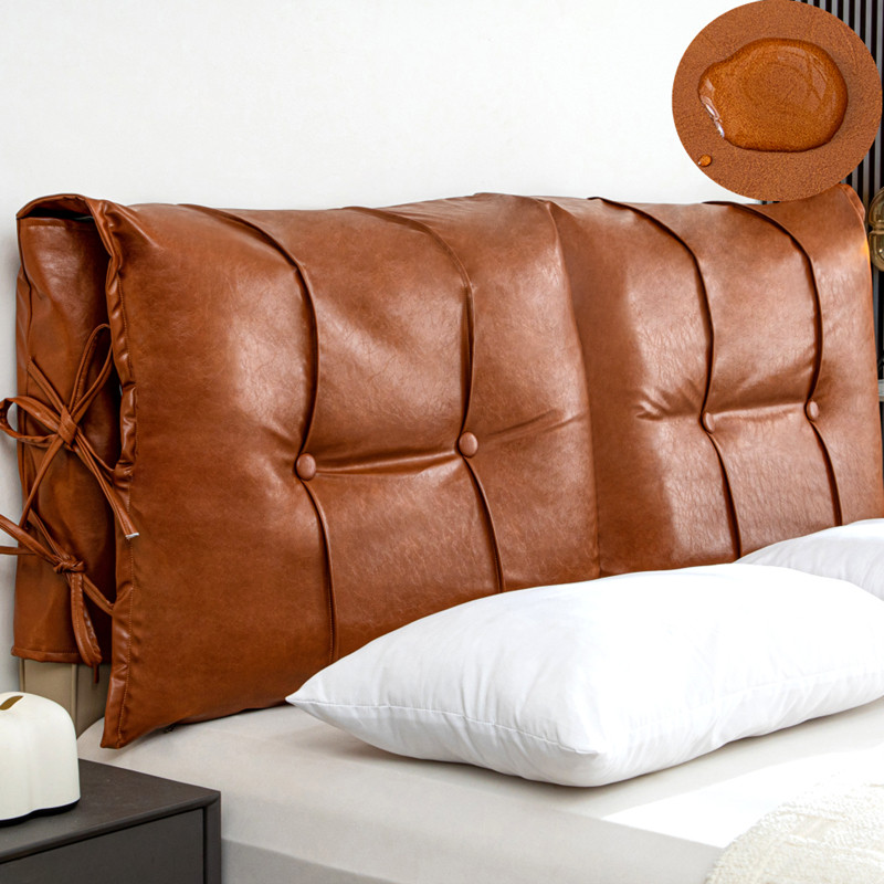 2025防水高级感软包床头靠垫可拆洗床上大靠背垫科技布靠枕榻榻米,居家布艺,床头靠垫,淘宝优惠券,粉丝福利购,淘宝优惠卷