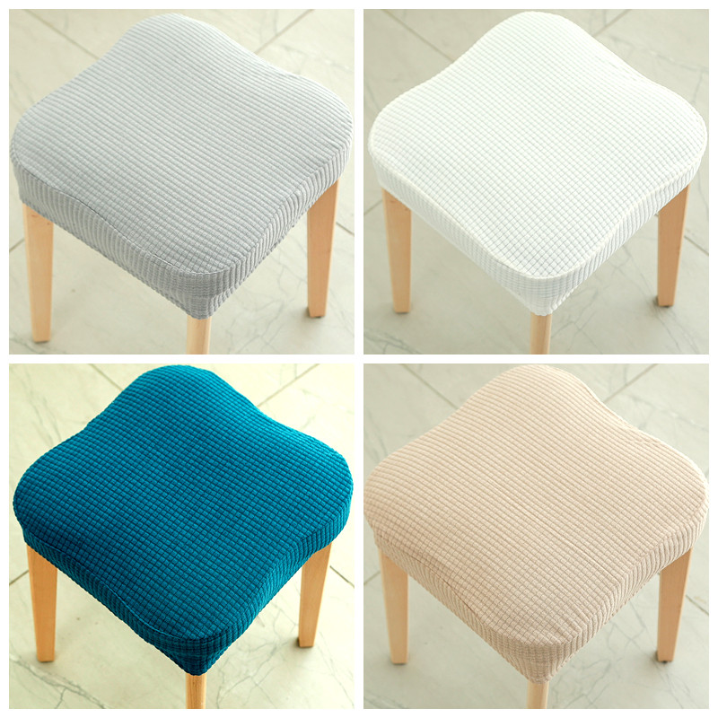 加厚弹力通用方形凳子套罩四季