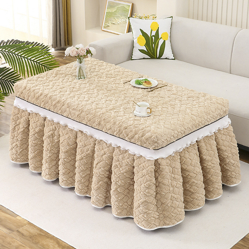 双面毛绒超厚烤火罩不掉绒高端