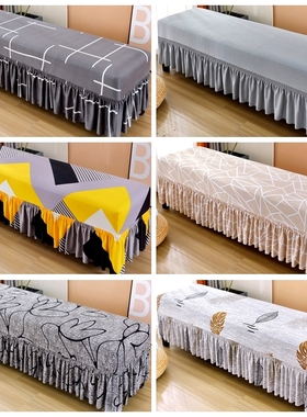 换鞋凳子套罩床尾边长条方形试穿鞋沙发坐垫实木板钢琴服装店座椅