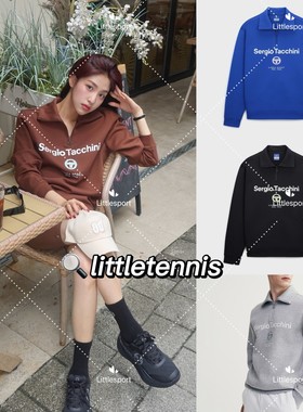 Sergio Tacchini男女网球长袖翻领半拉链129TXMT14144｜韩国直邮